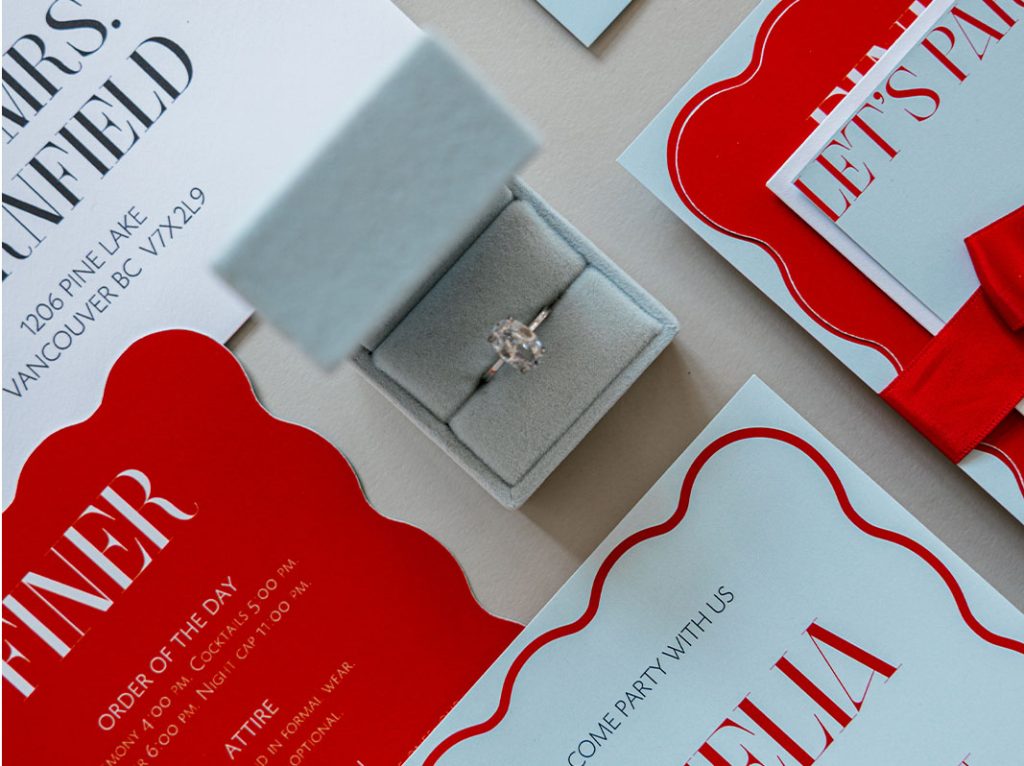 Wedding Invitations with Digital Printing