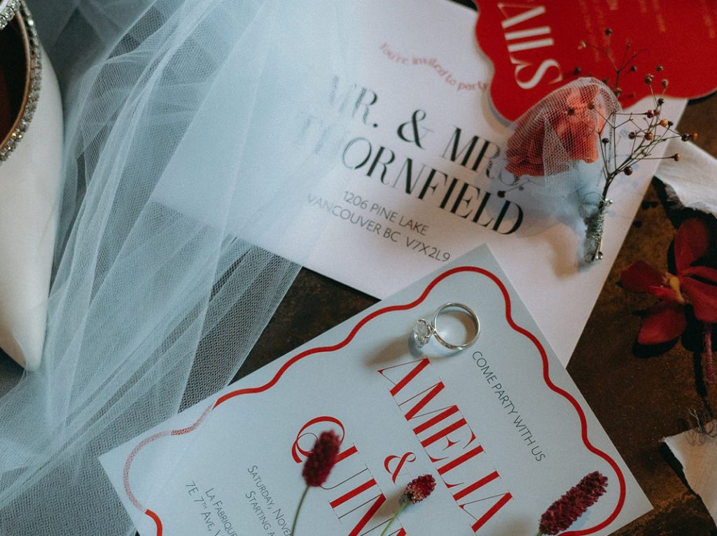 Modern Playful Wedding Invitation