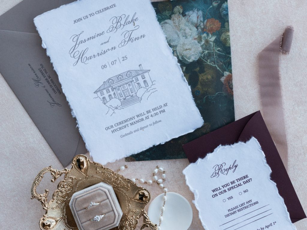 Formal wedding invitations suites