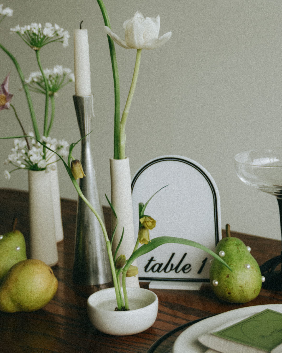 Arch Acrylic Table Numbers for weddings