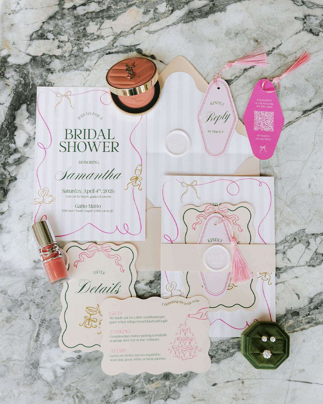 Bridal shower invitation