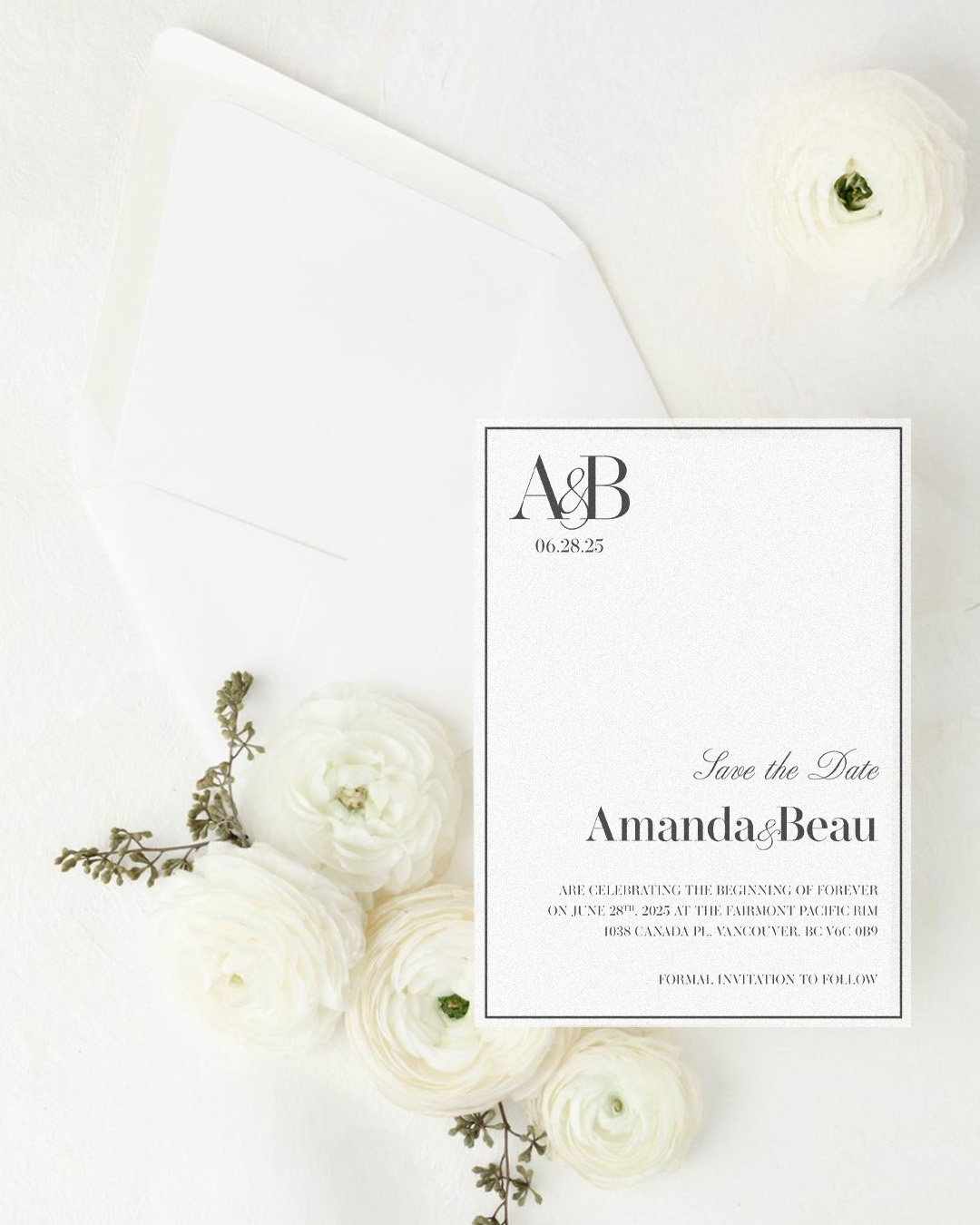 Save the dates for weddings