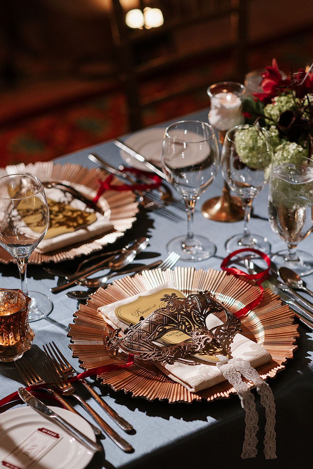 event stationery dinner menus