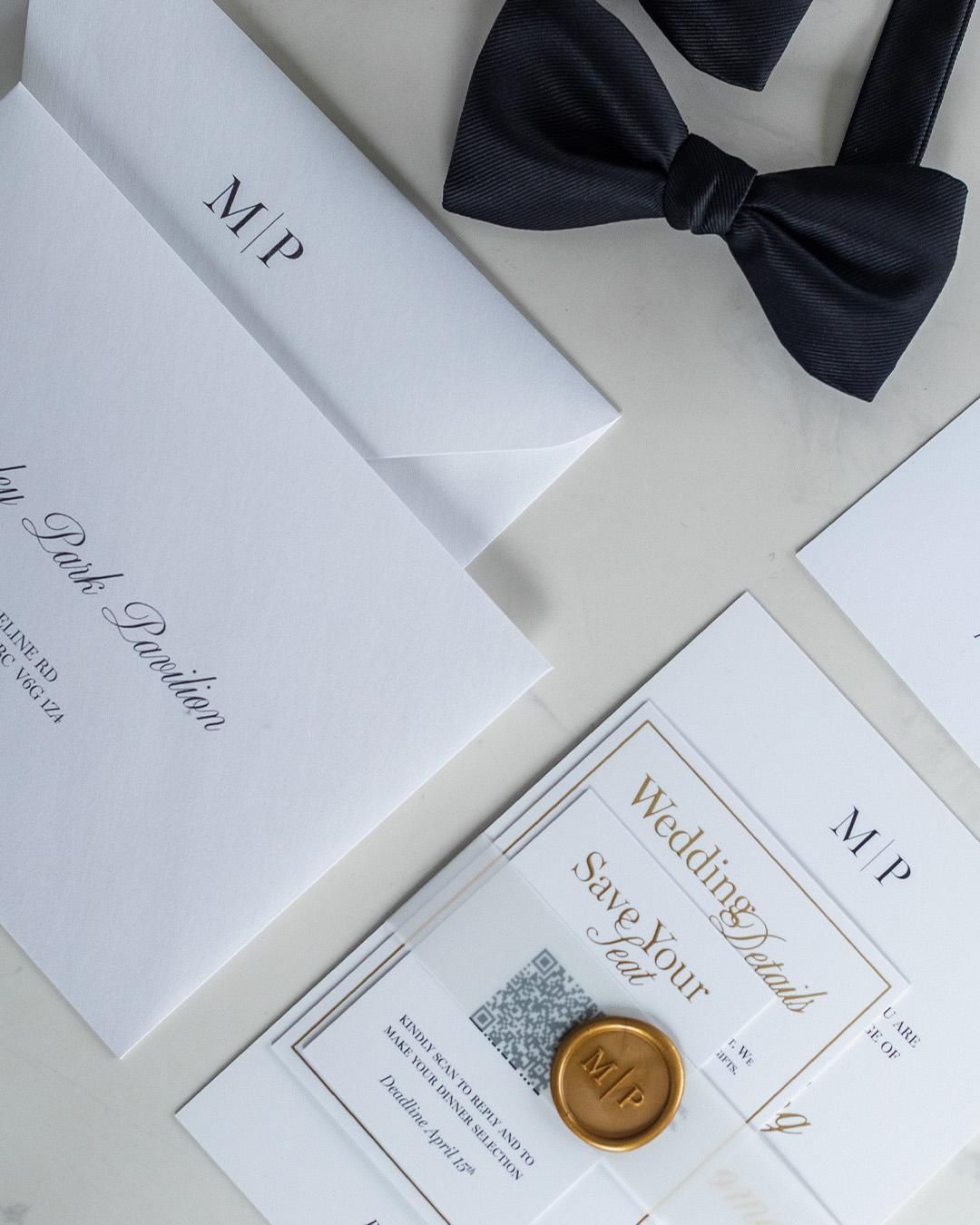 Elegant Wedding Invitation Wax Seal